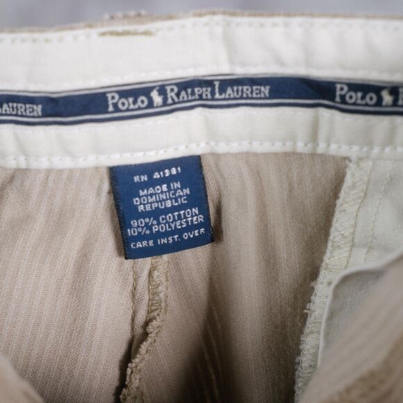 Vintage Ralph Lauren Corduroy Pants | Beige | Polo Cords | Andrew Pant | 35 x 32 - Picture 5 of 6